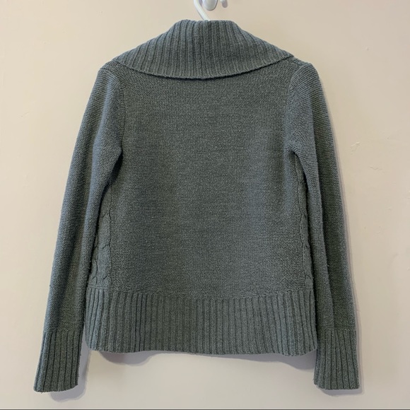 🧡3/$30 Mossimo Cable Knit Cocoon Grey Cardigan - Picture 3 of 7